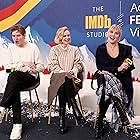 Carey Mulligan, Emerald Fennell, and Bo Burnham at an event for The IMDb Studio at Acura Festival Village (2020)