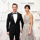 Benedict Cumberbatch and Sophie Hunter at an event for The Oscars (2022)
