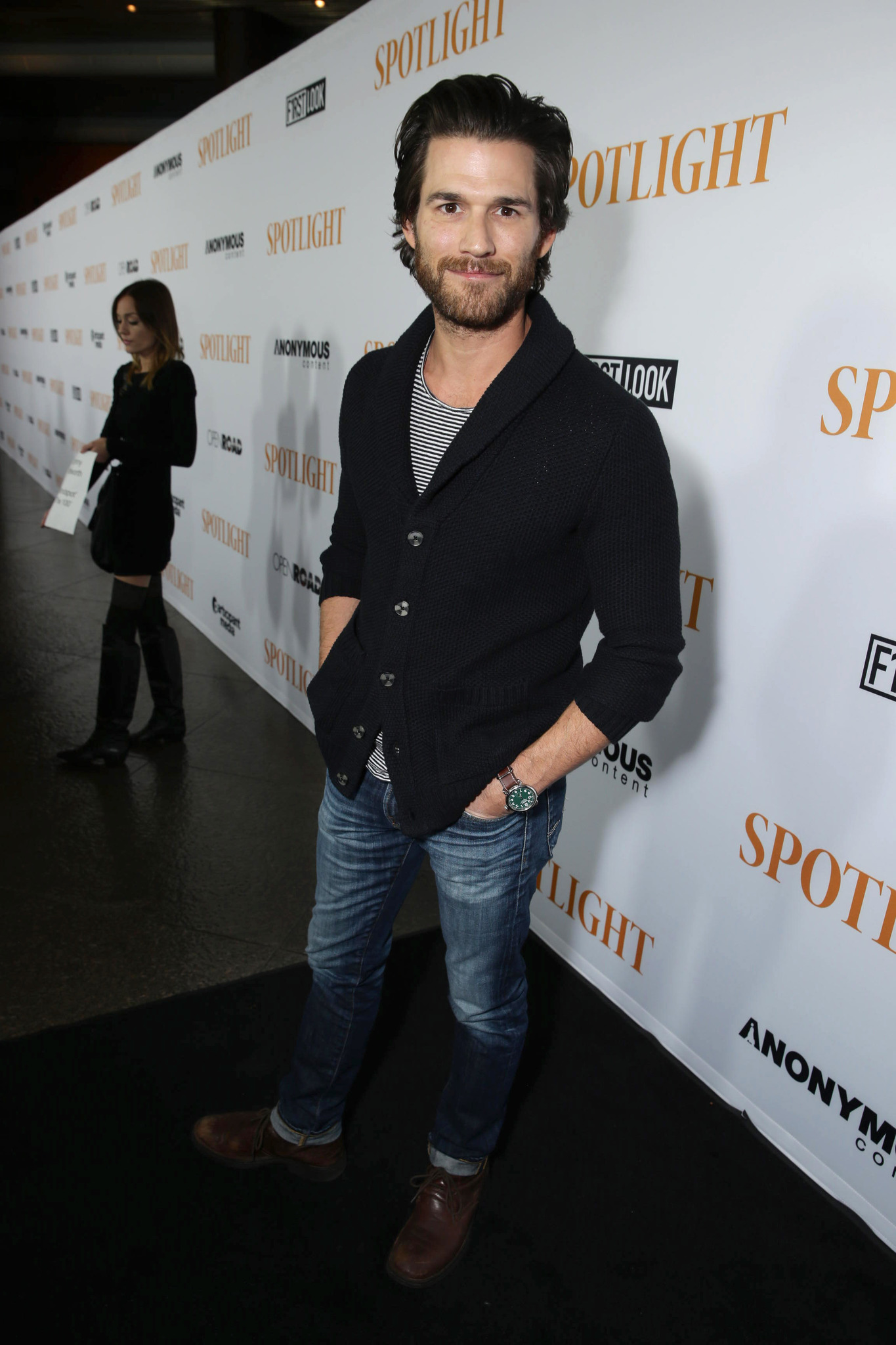 Johnny Whitworth at an event for Spotlight (2015)