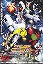 Seiji Takaiwa, Hisanori Ooiwa, and Sanae Hitomi in Kamen Rider Movie War Mega Max: Kamen Rider vs. Kamen Rider Fourze & OOO (2011)