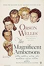 Anne Baxter, Joseph Cotten, Agnes Moorehead, Ray Collins, Dolores Costello, and Tim Holt in The Magnificent Ambersons (1942)