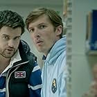 JP (Jack Whitehall) and Giles (Gwilym Lee) in Fresh Meat 2