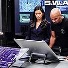 Shemar Moore, Lina Esco, and Stephanie Sigman in S.W.A.T. (2017)