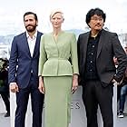 Bong Joon Ho, Jake Gyllenhaal, and Tilda Swinton at an event for Okja (2017)