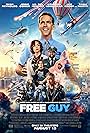 Ryan Reynolds, Taika Waititi, Dwayne Johnson, Utkarsh Ambudkar, Lil Rel Howery, Jodie Comer, Owen Burke, and Joe Keery in Free Guy (2021)