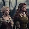 Anna Shaffer and Freya Allan in The Witcher (2019)