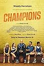 Woody Harrelson, Joshua Felder, James Day Keith, Madison Tevlin, and Kevin Iannucci in Champions (2023)