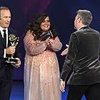 Charlie Brooker, Bob Odenkirk, William Bridges, and Aidy Bryant at an event for The 70th Primetime Emmy Awards (2018)