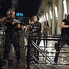 Milla Jovovich, Kevin Durand, Boris Kodjoe, Michelle Rodriguez, Johann Urb, and Aryana Engineer in Resident Evil: Retribution (2012)