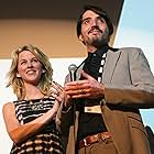 Kim Shaw and David Dastmalchian at an event for Animals (2014)