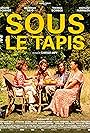 Ariane Ascaride, Bérénice Bejo, Thomas Scimeca, and Marilou Aussilloux in Sous le tapis (2023)