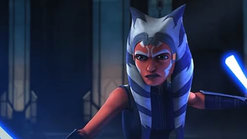 In the final four episodes of "The Clone Wars" Ahsoka faces Darth Maul in the Siege of Mandalore.