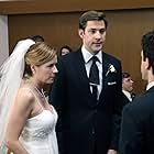 Jenna Fischer, John Krasinski, and B.J. Novak in The Office (2005)