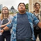 Angourie Rice, Zendaya, and Jacob Batalon in Spider-Man: Far from Home (2019)