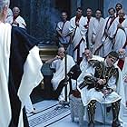 Derek Jacobi, Joaquin Phoenix, and John Shrapnel in Gladiator (2000)