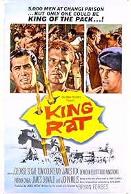 George Segal, Tom Courtenay, and James Fox in King Rat (1965)