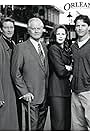 Larry Hagman, Michael Reilly Burke, Brett Cullen, and Colleen Flynn in Orleans (1997)