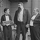 Charles Chaplin, Henry Bergman, and Eric Campbell in The Adventurer (1917)