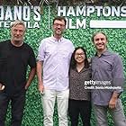 Alec Baldwin, Lily Hevesh, Jeremy Workman at Hamptons Film Festival