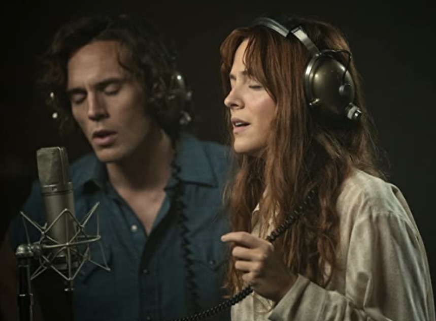 Riley Keough and Sam Claflin in Track 3: Someone Saved My Life Tonight (2023)