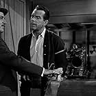 Tommy Kirk, Fred MacMurray, and Keenan Wynn in The Absent Minded Professor (1961)