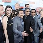 Aasif Mandvi, Jack Black, and the cast of THE BRINK on HBO