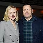 Nick Offerman and Alison Pill at an event for Devs (2020)