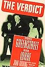 Peter Lorre, Sydney Greenstreet, and Joan Lorring in The Verdict (1946)