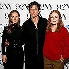 Julianne Moore, Natalie Portman, and Charles Melton at an event for May December (2023)
