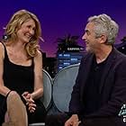Laura Dern and Alfonso Cuarón in The Late Late Show with James Corden (2015)