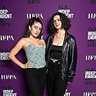Rachel Sennott and Emma Seligman at an event for Shiva Baby (2020)