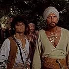 Kurt Christian, John Phillip Law, Aldo Sambrell, Martin Shaw, and Douglas Wilmer in The Golden Voyage of Sinbad (1973)