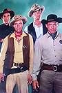 Jack Elam, Chad Everett, Michael Greene, and Larry Ward in The Dakotas (1962)