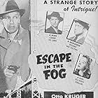 Nina Foch, Otto Kruger, Konstantin Shayne, and William Wright in Escape in the Fog (1945)