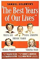Dana Andrews, Myrna Loy, Fredric March, Virginia Mayo, and Teresa Wright in The Best Years of Our Lives (1946)