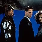 Keanu Reeves, Dina Meyer, and Ice-T in Johnny Mnemonic (1995)