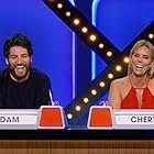 Cheryl Hines and Adam Pally in Match Game (2016)