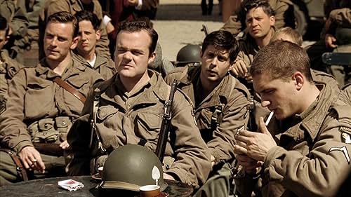 Dexter Fletcher, Rick Gomez, Tom Hardy, Ross McCall, Michael Fassbender, and Matt Hickey in Band of Brothers (2001)