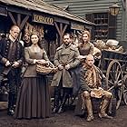 Caitríona Balfe, Sam Heughan, John Bell, Richard Rankin, and Sophie Skelton in Outlander (2014)