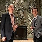 Sam Waterston and Dylan Minnette in The Dropout (2022)