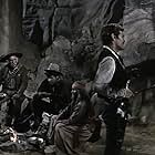 Gregory Peck, Omar Sharif, Madeleine Taylor Holmes, Julie Newmar, Dick Peabody, Robert Phillips, and Keenan Wynn in Mackenna's Gold (1969)