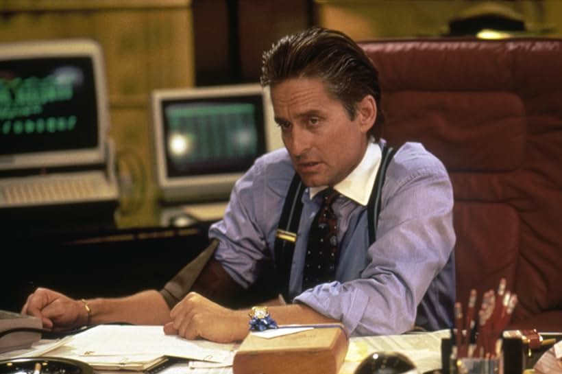 Michael Douglas in Wall Street (1987)