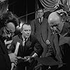 William Shatner, Werner Klemperer, David McCallum, and Woodrow Parfrey in The Man from U.N.C.L.E. (1964)