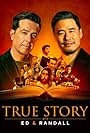 Ed Helms and Randall Park in True Story with Ed & Randall (2022)