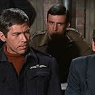James Coburn, Tom Adams, Robert Desmond, and Lawrence Montaigne in The Great Escape (1963)
