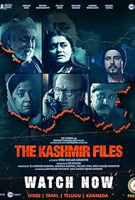 Mithun Chakraborty, Pallavi Joshi, Anupam Kher, Darshan Kumaar, Bhasha Sumbli, and Chinmay Mandlekar in The Kashmir Files (2022)