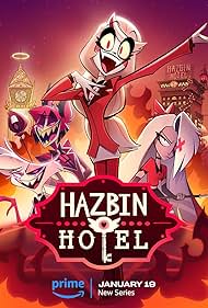 Blake Roman, Amir Talai, Stephanie Beatriz, and Erika Henningsen in Hazbin Hotel (2019)