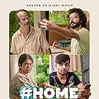 Naslen, Indrans, Manju Pillai, and Sreenath Bhasi in #Home (2021)