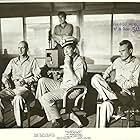 Victor Mature, Claude Akins, Philip Coolidge, and James Olson in The Sharkfighters (1956)