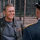 Steve McQueen and Hannes Messemer in The Great Escape (1963)